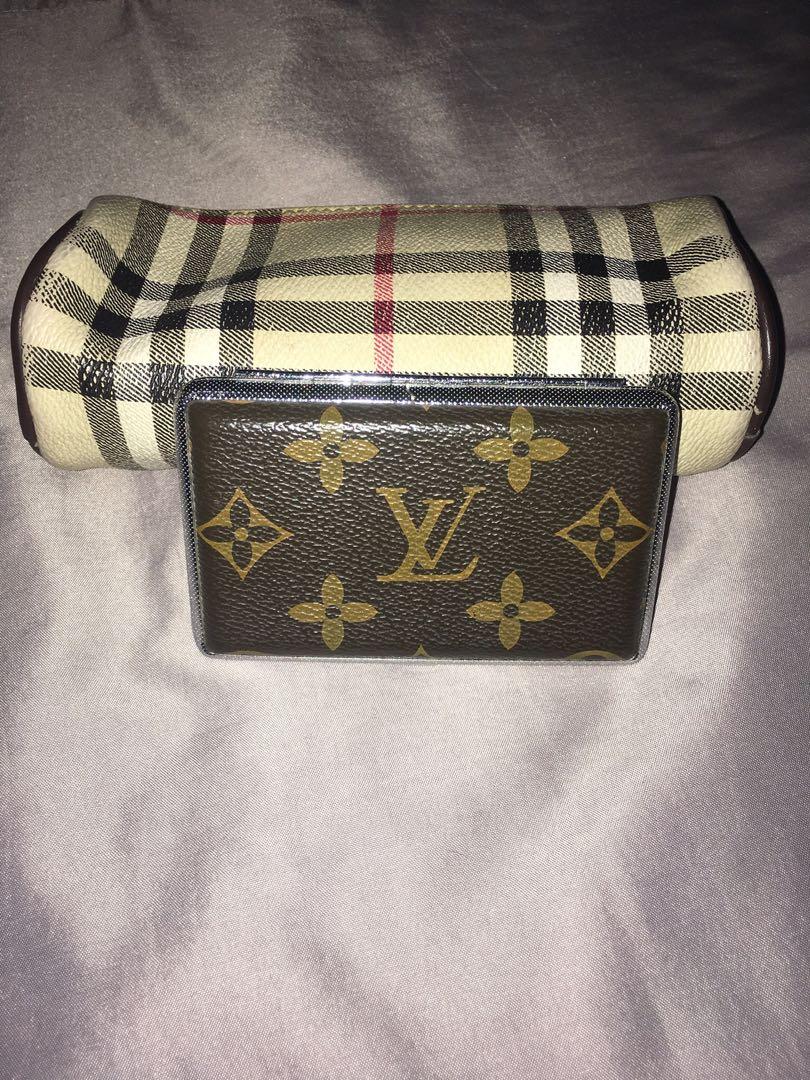 Vintage Louis Vuitton Cigarette Case Hard Shell Metal Clasp