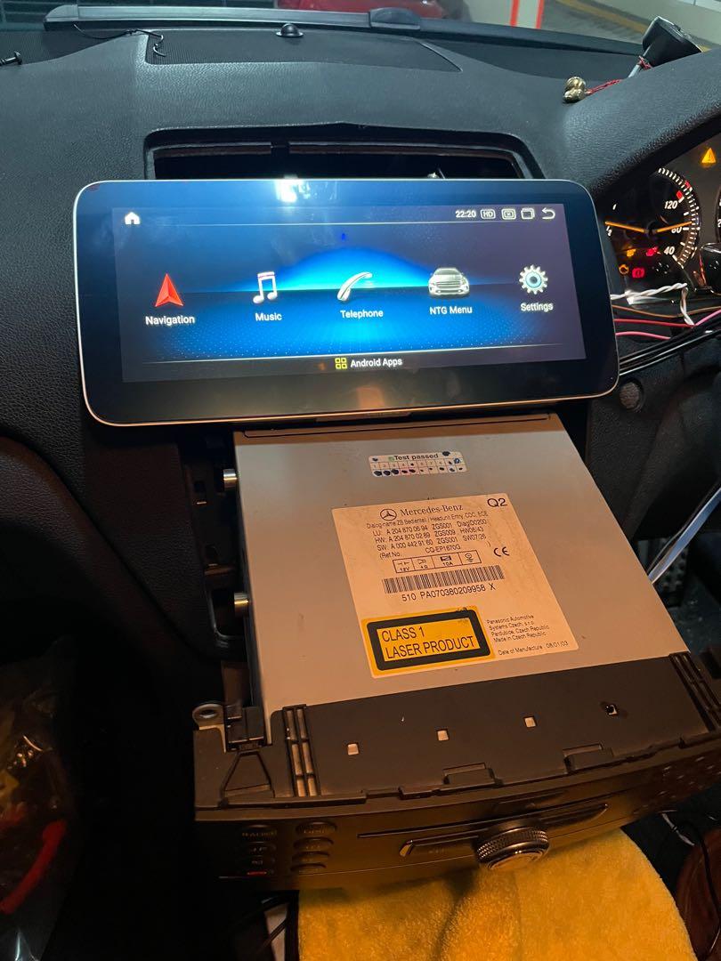 mercedes w204 c180 android player with carplay or android auto car accessories accessories on carousell