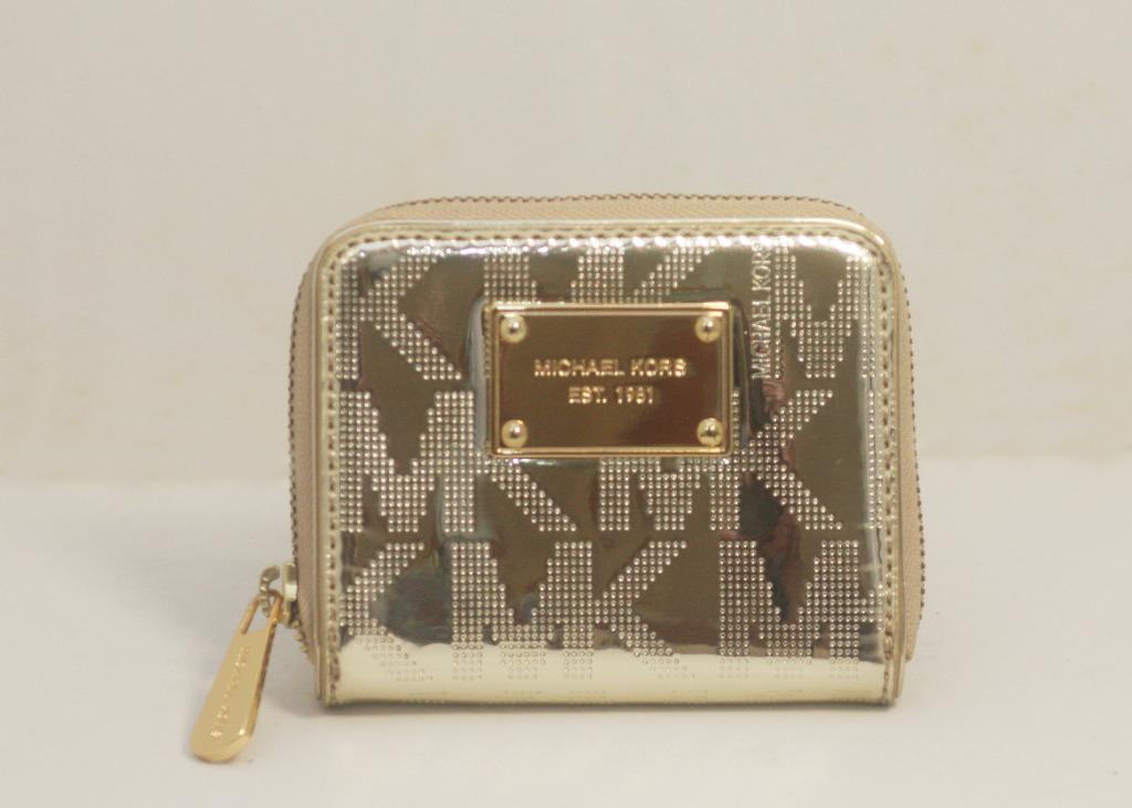 Michael Kors Wallet - Gold, Women's Fashion, Bags & Wallets, Wallets & Card  holders on Carousell