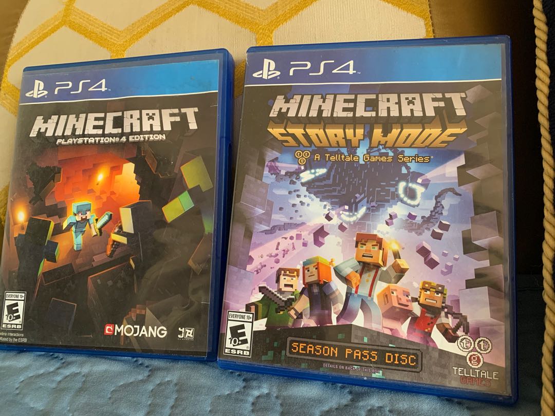 Minecraft Ps4 Bundle Video Gaming Video Games Xbox On Carousell