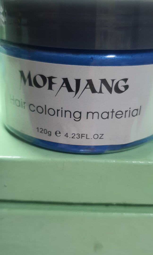 Mofajang Hair Coloring Material Blue, Beauty & Personal Care, Hair on  Carousell