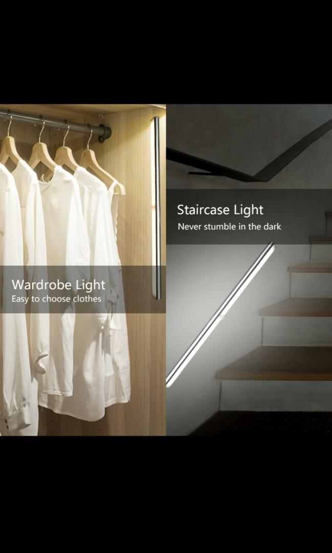 Motion Sensor Light (Category: Lighting) located in Singapore. Submitted by seezyy (Listing ID 1053090902, Image 2). Description: Brand new 21cm motion sensor light with magnetic back. Charge by usb cable..