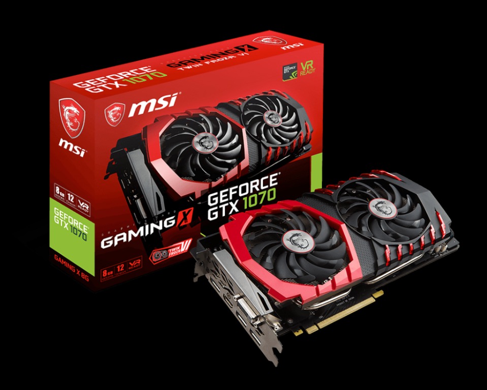 MSI Geforce GTX 1070 Gaming X 8GB Computers Tech Parts