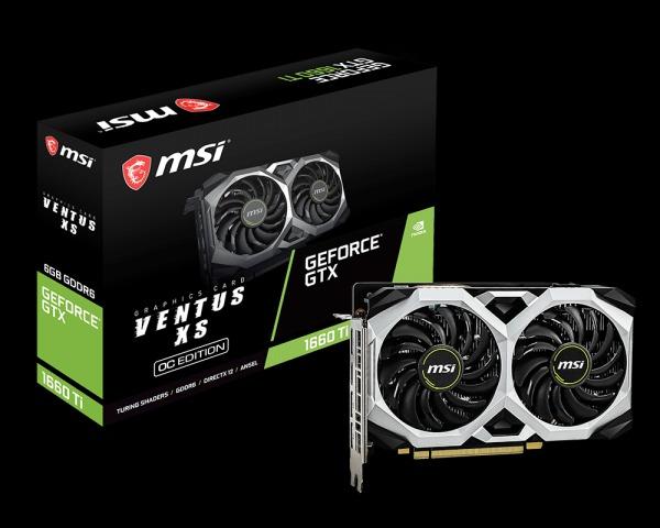 Geforce gtx 1660 ti online ventus xs 6g oc