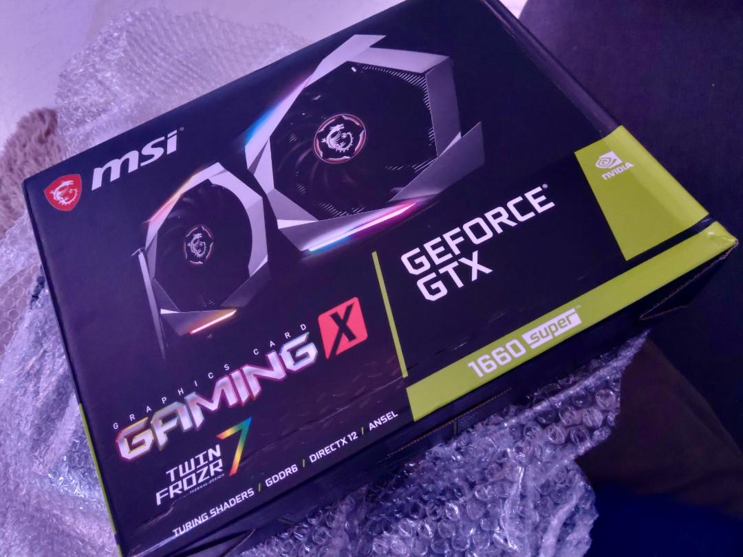 Msi geforce gtx 1660 sales super gaming x 6gb gddr6