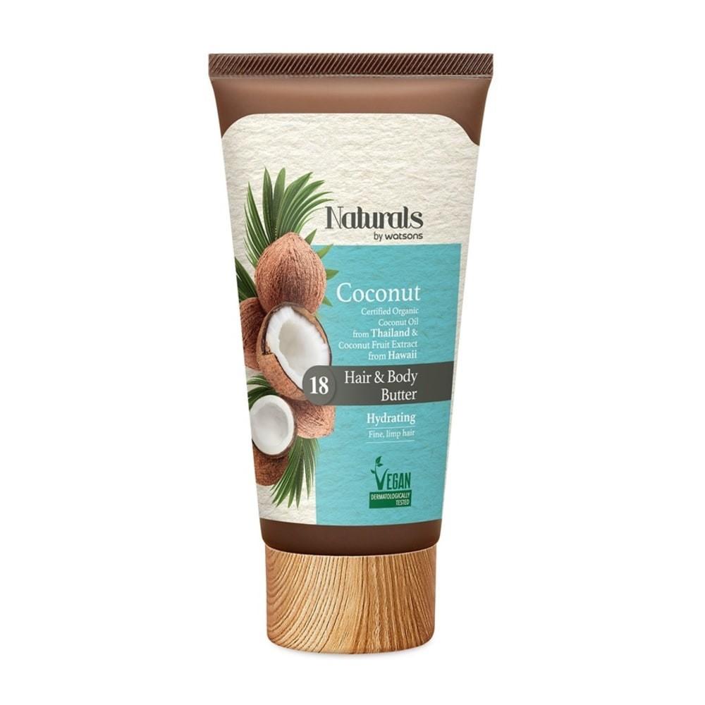 Naturals by Watsons Coconut Hair Butter Hair Cream Coconut Oil, Beauty &  Personal Care, Hair on Carousell