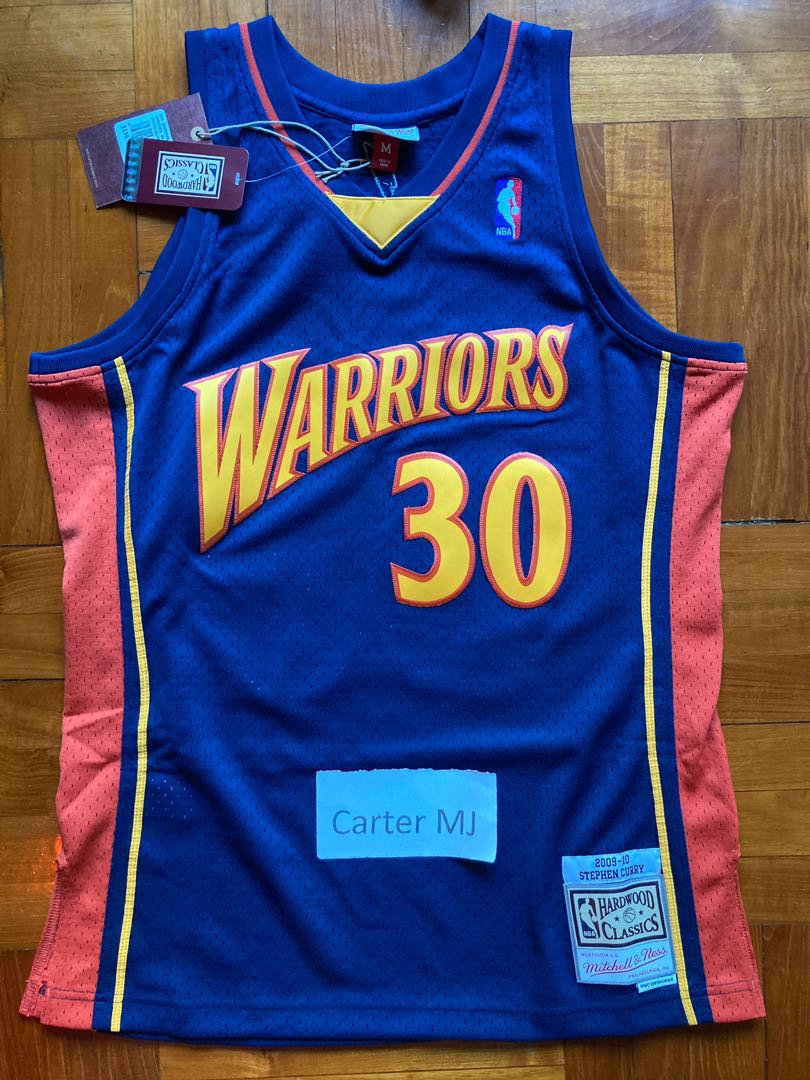 NBA Mitchell Ness Golden States Warriors Stephen Curry swingman jersey size M Carousell