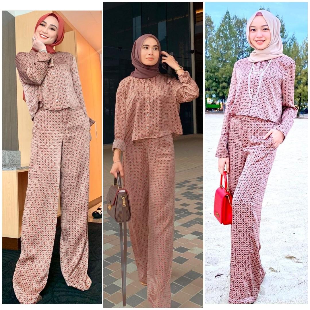 NEW SET ZARA TOP WITH PANTS (with tag 