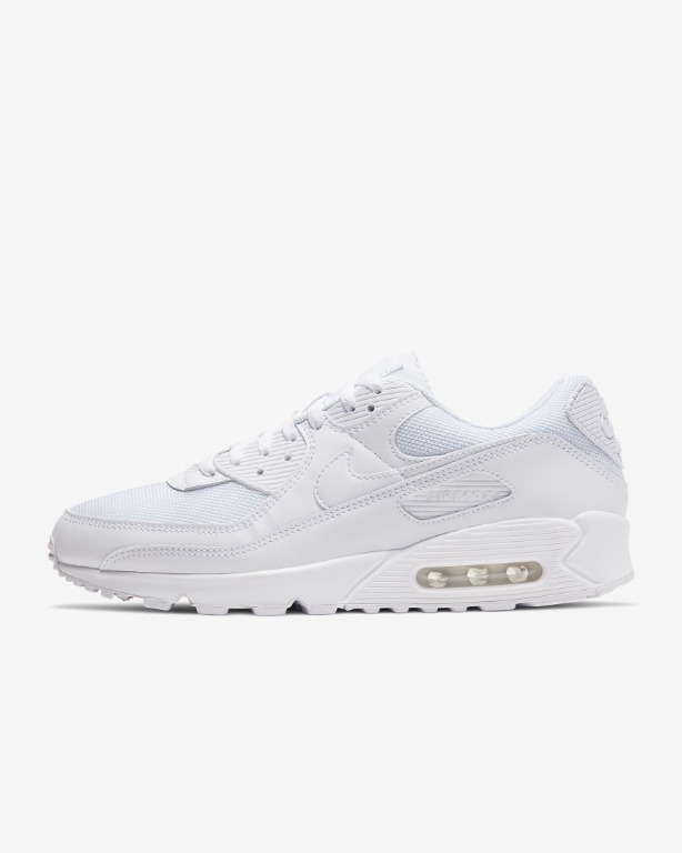 nike air max 90 triple white