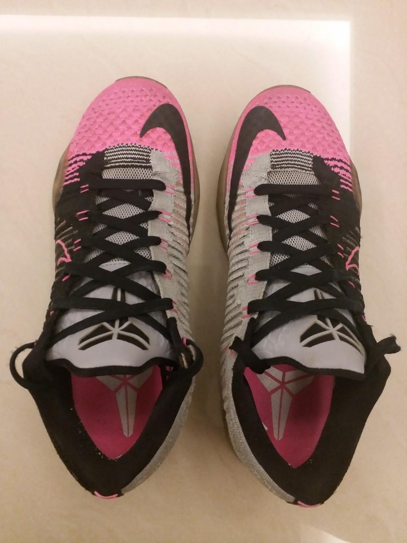 NIKE Kobe X Mamba Mercurial black silver pink size 9.5 men s