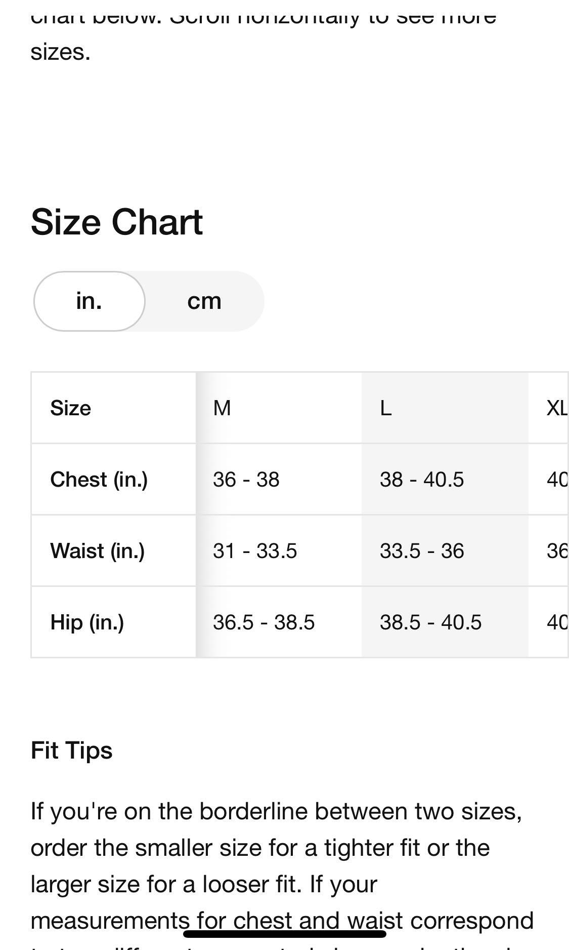 Nike windrunner sale size chart