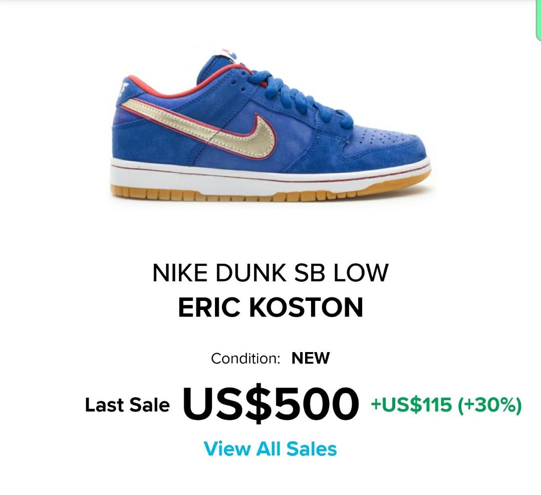 Nike Sb Dunk Low Eric Koston, Men's Fashion, Footwear, Sneakers on 