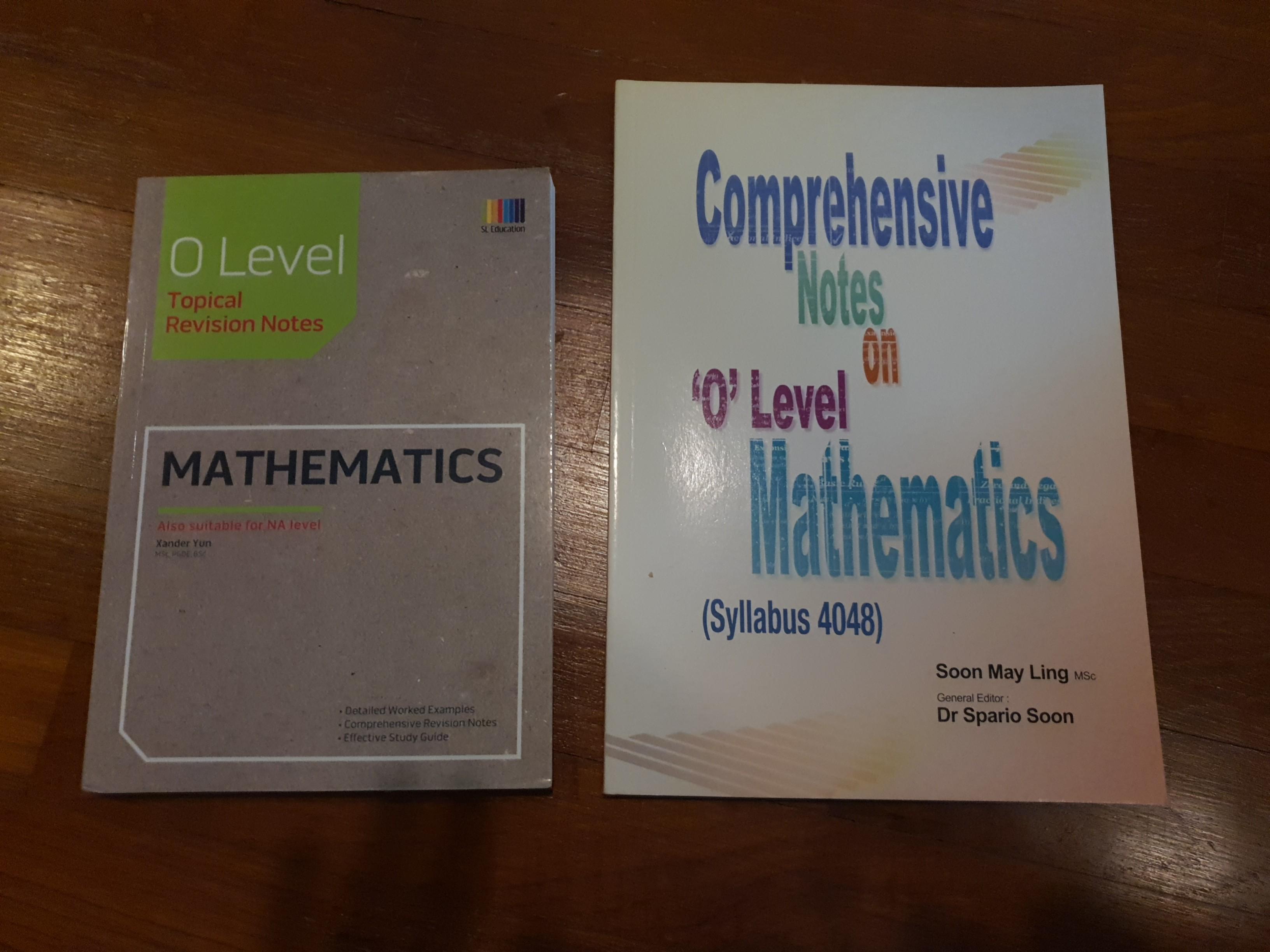 O level e maths study guides (Category: Assessment Books) located in Singapore. Submitted by marmyhipp (Listing ID 1053095295, Image 1). Description: 99% new. used once..Bought extra by mistake.
