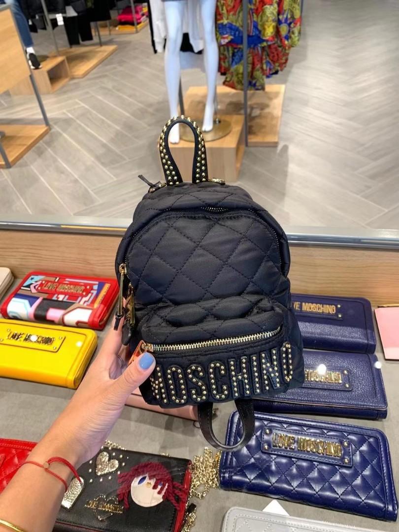 moschino backpack outlet