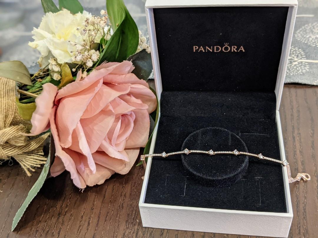 Pandora sparkling pave bar bracelet deals