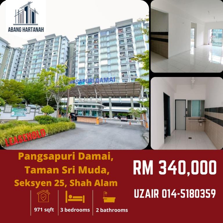 Pangsapuri Damai Taman Sri Muda Seksyen 25 Shah Alam New Unit Property For Sale On Carousell