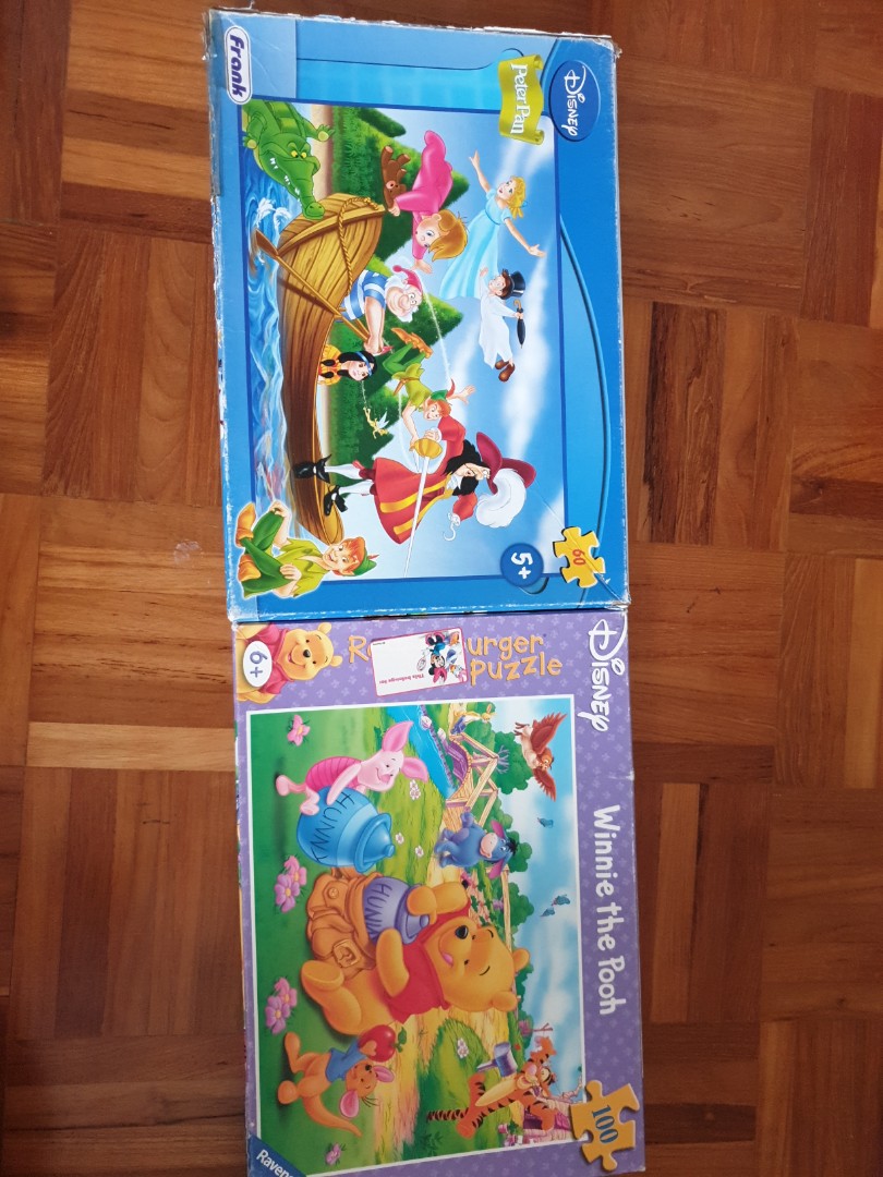 Peter pan puzzles for kids, Hobbies & Toys, Toys & Games on Carousell