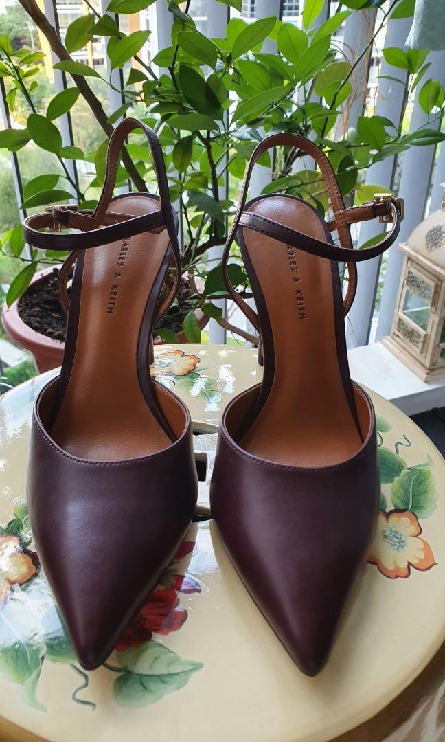 Plum coloured heels sale