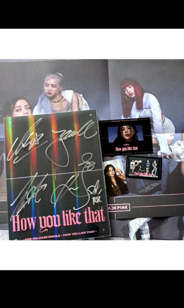 BLACKPINK [HOW YOU LIKE THAT] Autographed Signed Album