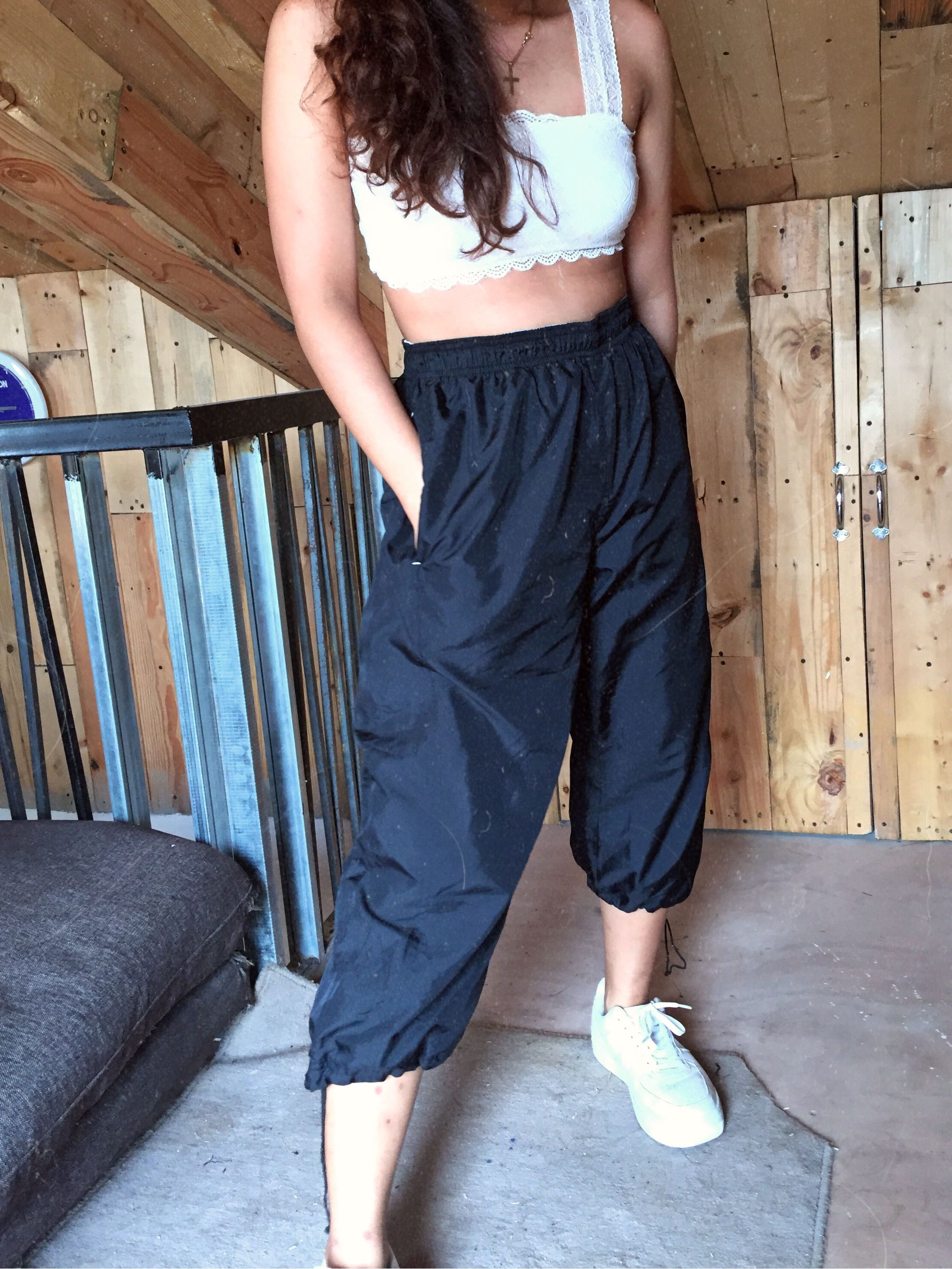 Reebok Black Track pants, Women's 