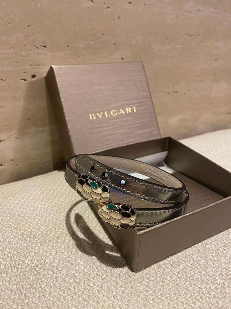 Serpenti forever leather store bracelet