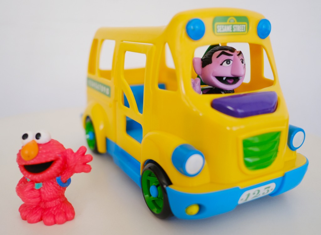 Sesame street hotsell bus toy