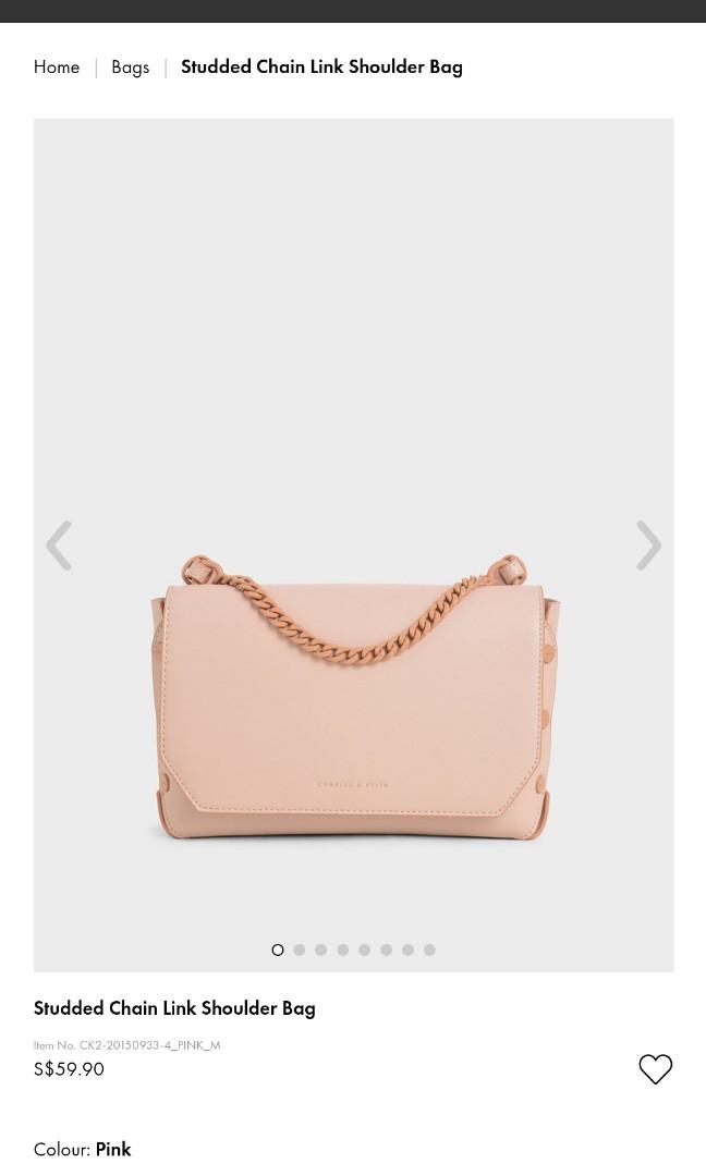 Chain link on sale shoulder bag