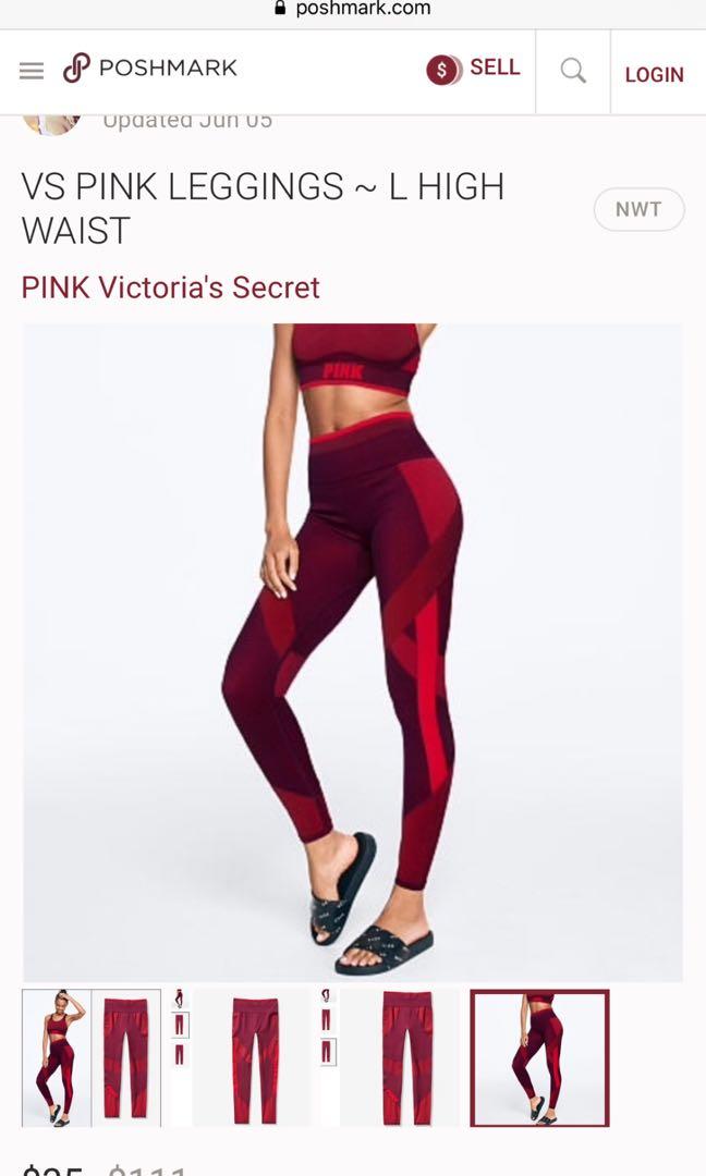 Victoria's Secret PINK High Waist Leggings, Women's Fashion, Activewear on  Carousell
