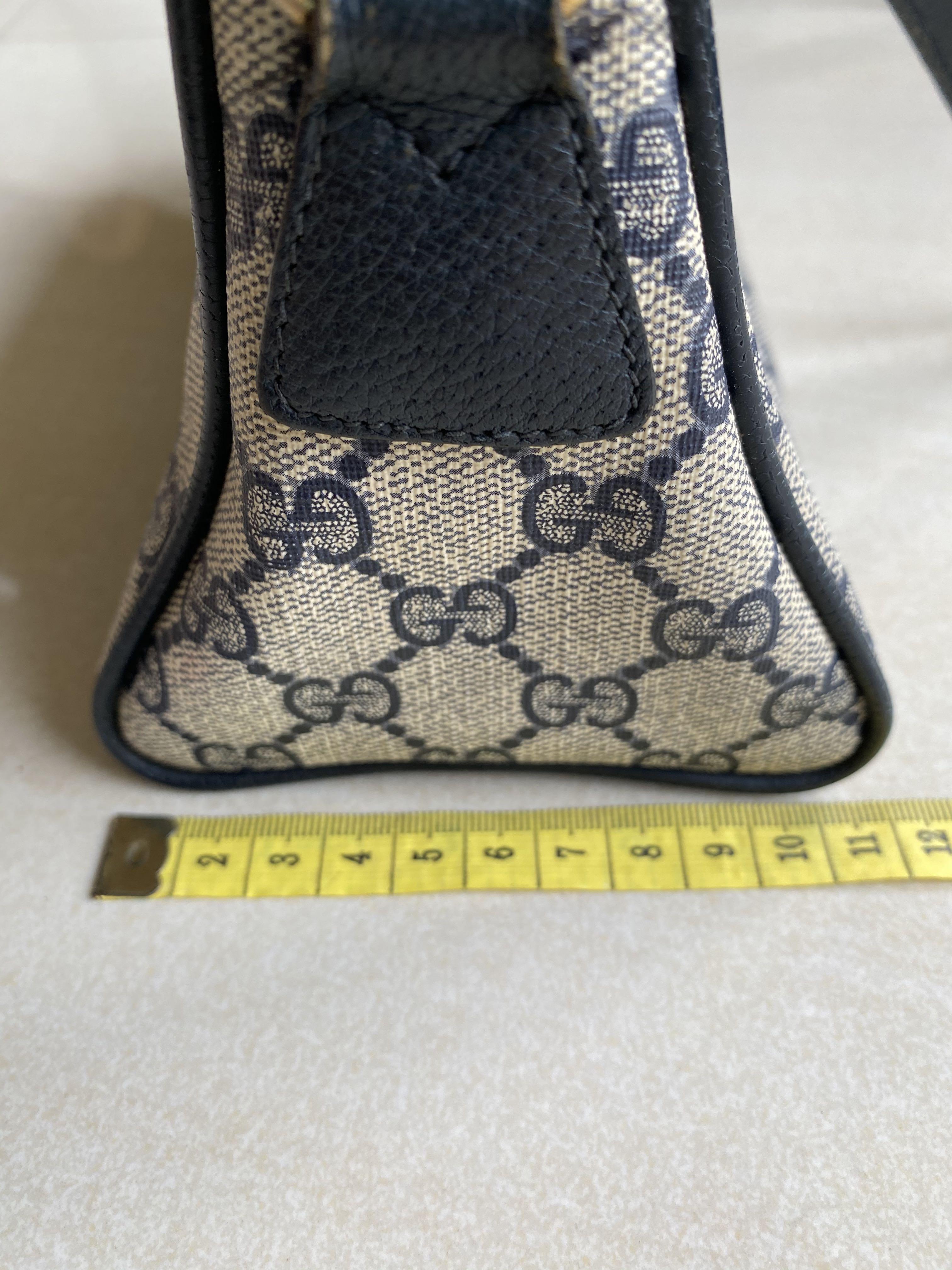 Gucci Vintage Monogram Triangle Crossbody Bag