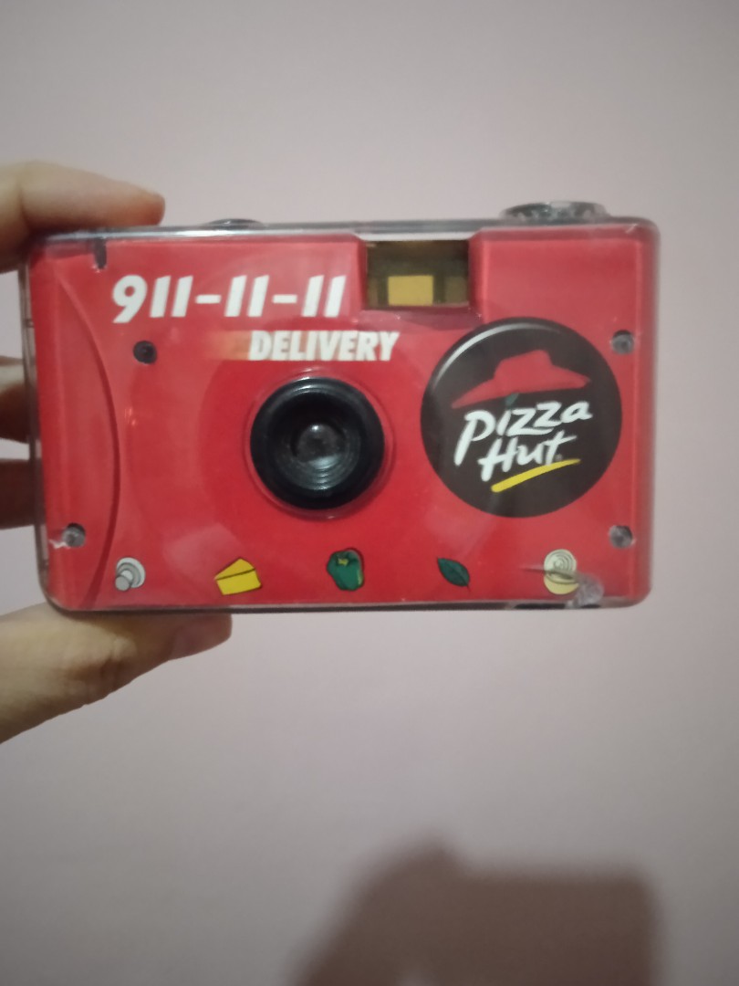 Vintage pizza hut camera collectible, Photography, Cameras on Carousell