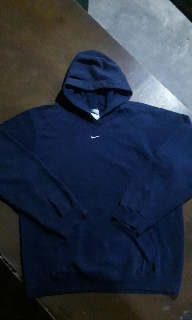 VINTAGE NIKE CENTER SWOOSH HOODIE 90S SIZE XL MADE IN USA – Vintage rare usa