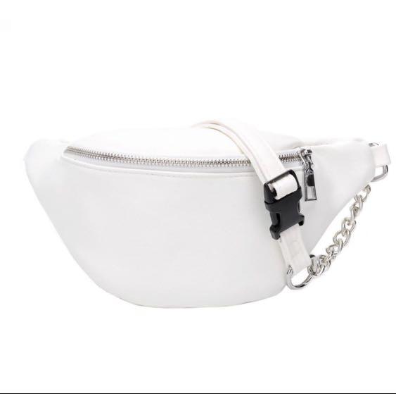 White chain on sale bum bag