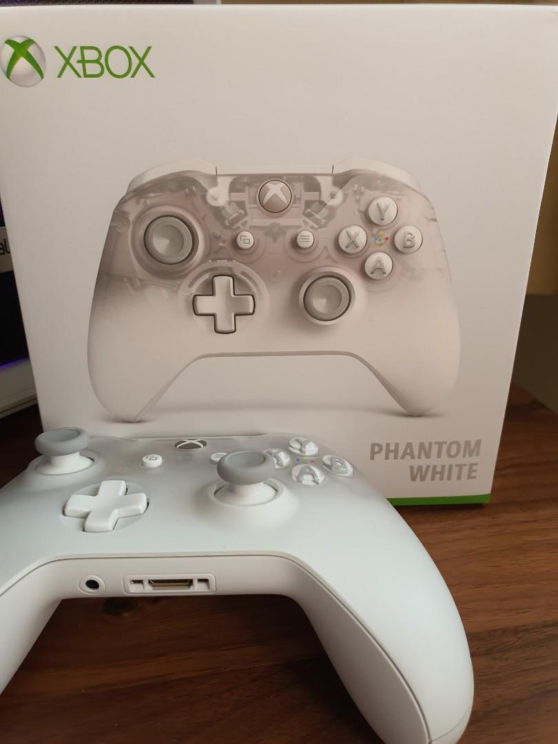Xbox one s store controller phantom white