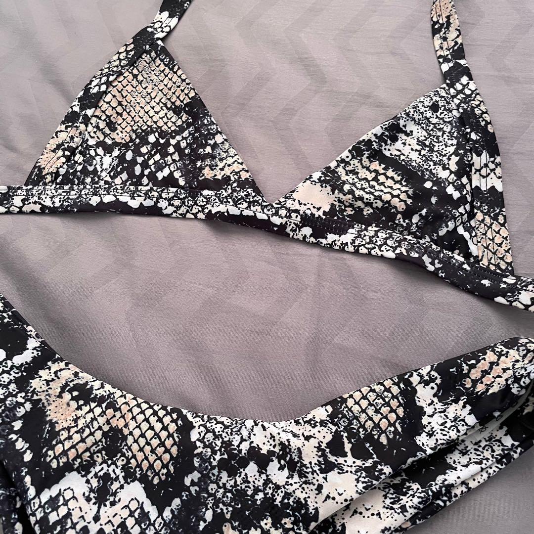 Zaful snakeskin bikini discount