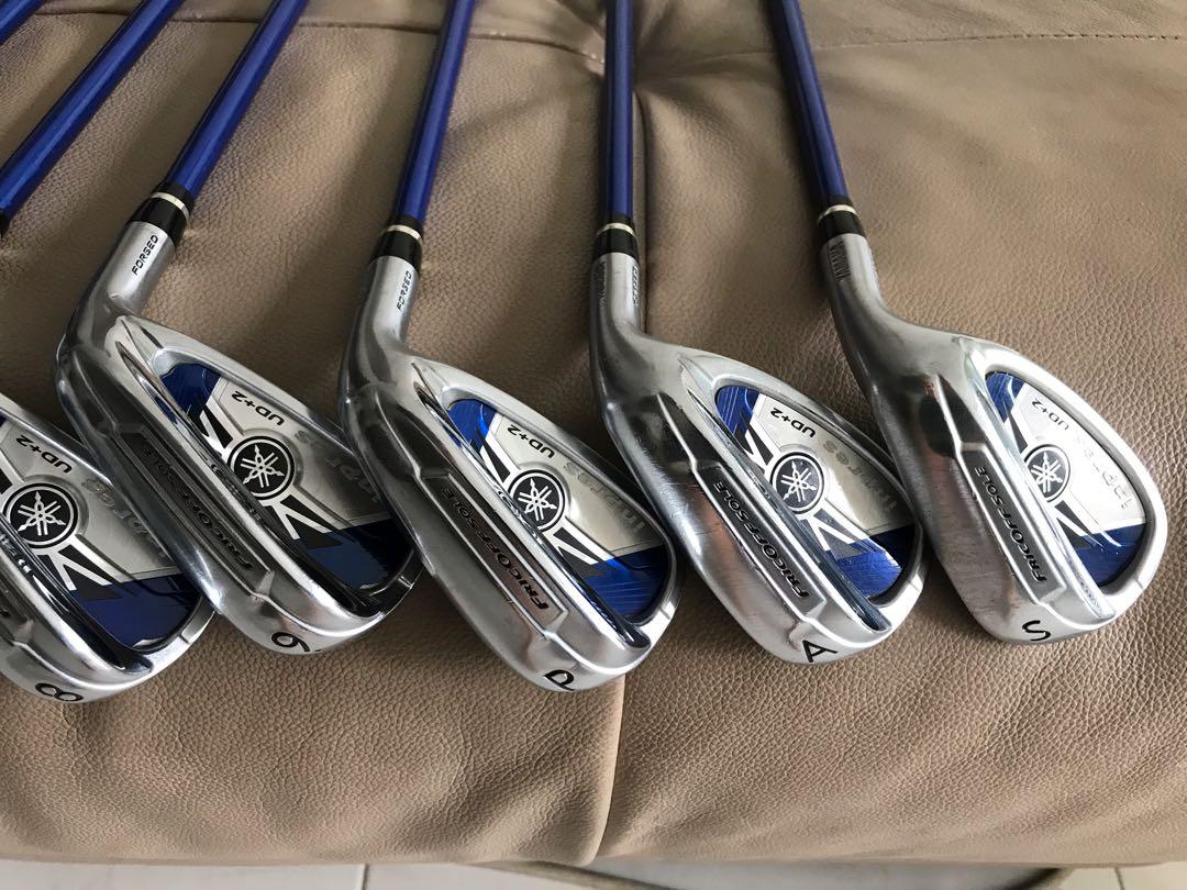 2019 YAMAHA INPRES UD+2 Irons, 8 pcs from 5-9, P, A & S with original  carbon MX-519i Regular shaft and new golf pride soft grip