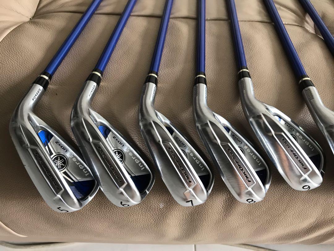 2019 YAMAHA INPRES UD+2 Irons, 8 pcs from 5-9, P, A & S with original  carbon MX-519i Regular shaft and new golf pride soft grip