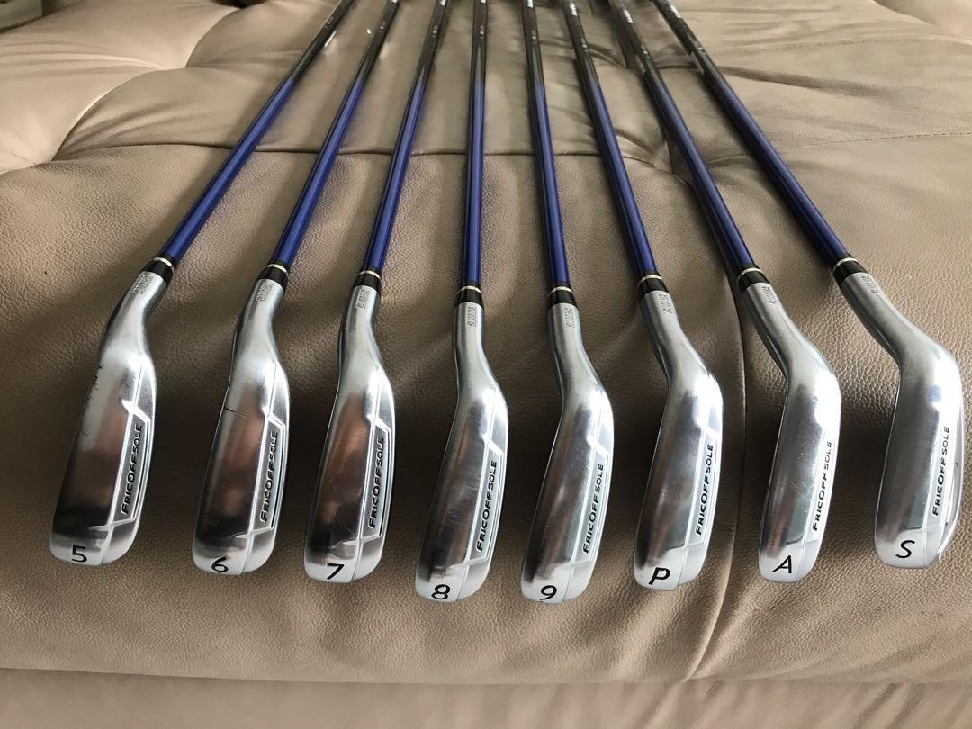 2019 YAMAHA INPRES UD+2 Irons, 8 pcs from 5-9, P, A & S with original  carbon MX-519i Regular shaft and new golf pride soft grip