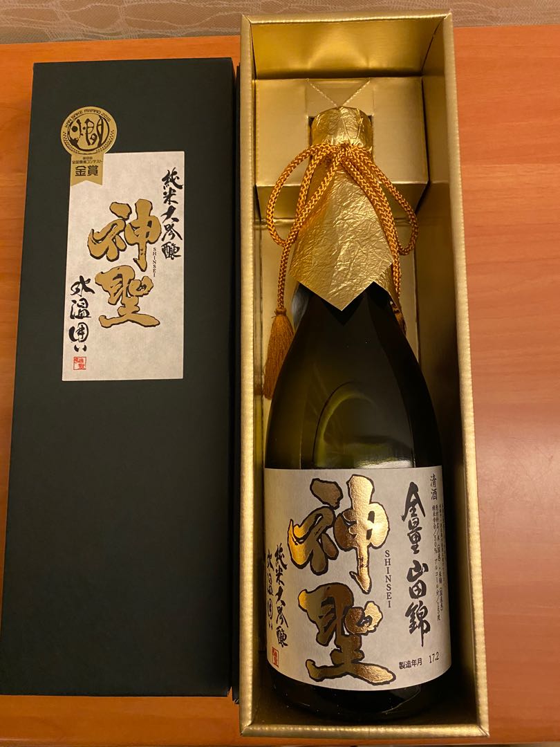 神聖純米大吟釀720ml全量山田錦禮盒，Kan Sake Award 2015, 嘢食