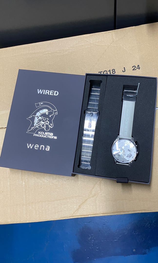 全新wired Wena Kojima Productions Collaboration Watch Silver Grey 手錶限量版ludens 100 New 名牌 錶 Carousell