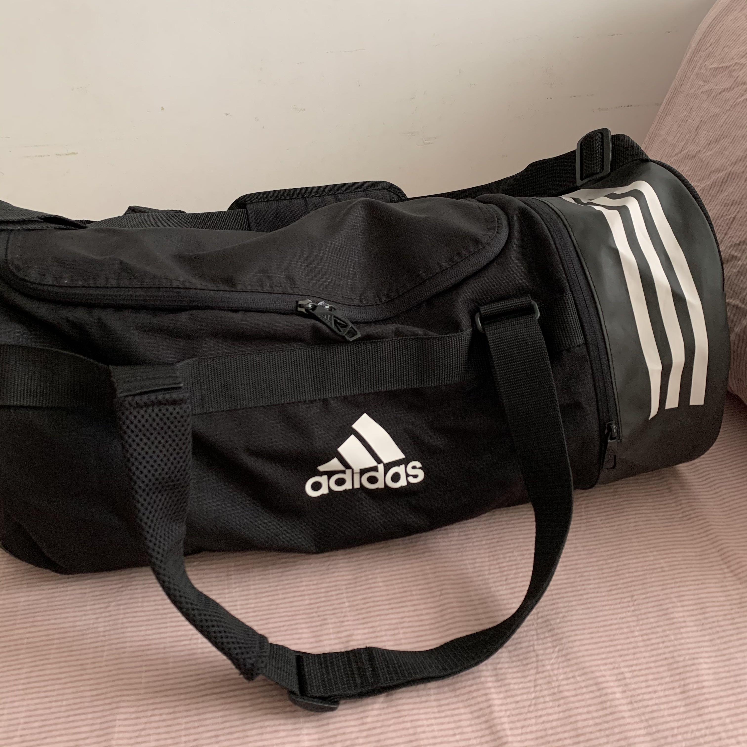 Adidas Convertible 3Stripes Duffle Bag Large, Men's Fashion, Bags, Belt bags, Clutches and