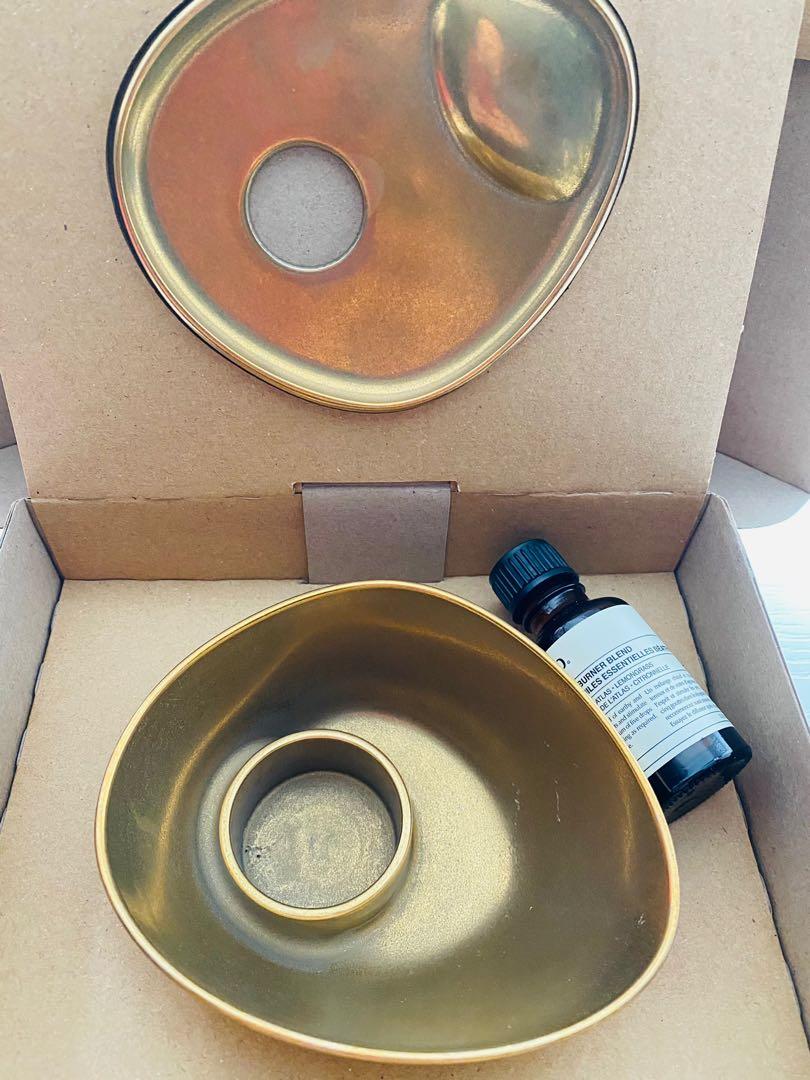 Aesop brass oil burner, 興趣及遊戲, 手作＆自家設計, 工藝用品及工具 Carousell