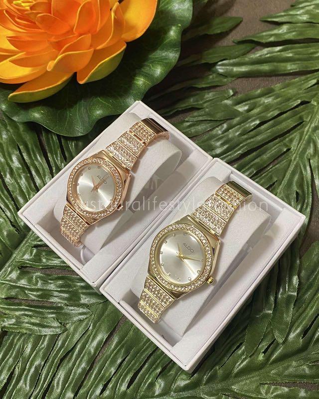 Aldo rose gold watch discount