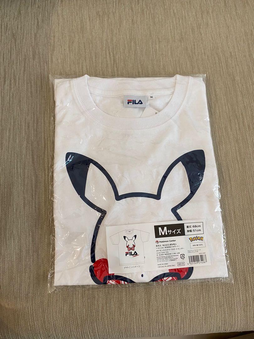 Authentic Brand New Fila Collaboration Pikachu T Shirt From Pokemon Centre Yokohama Size M Women S Fashion Tops Other Tops On Carousell
