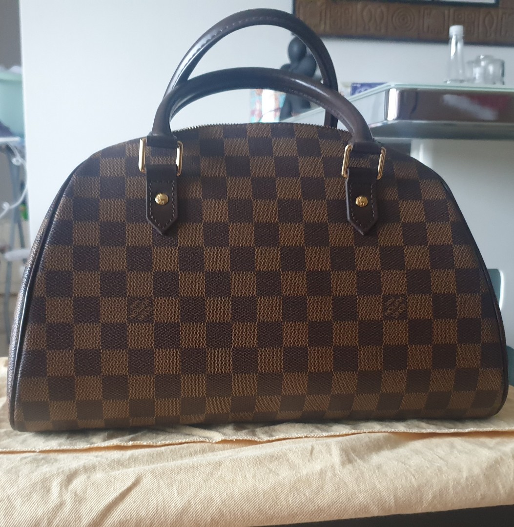 louis vuitton damier ebene canvas ribera mini bag (pre-owned: pristine),  Luxury, Bags & Wallets on Carousell