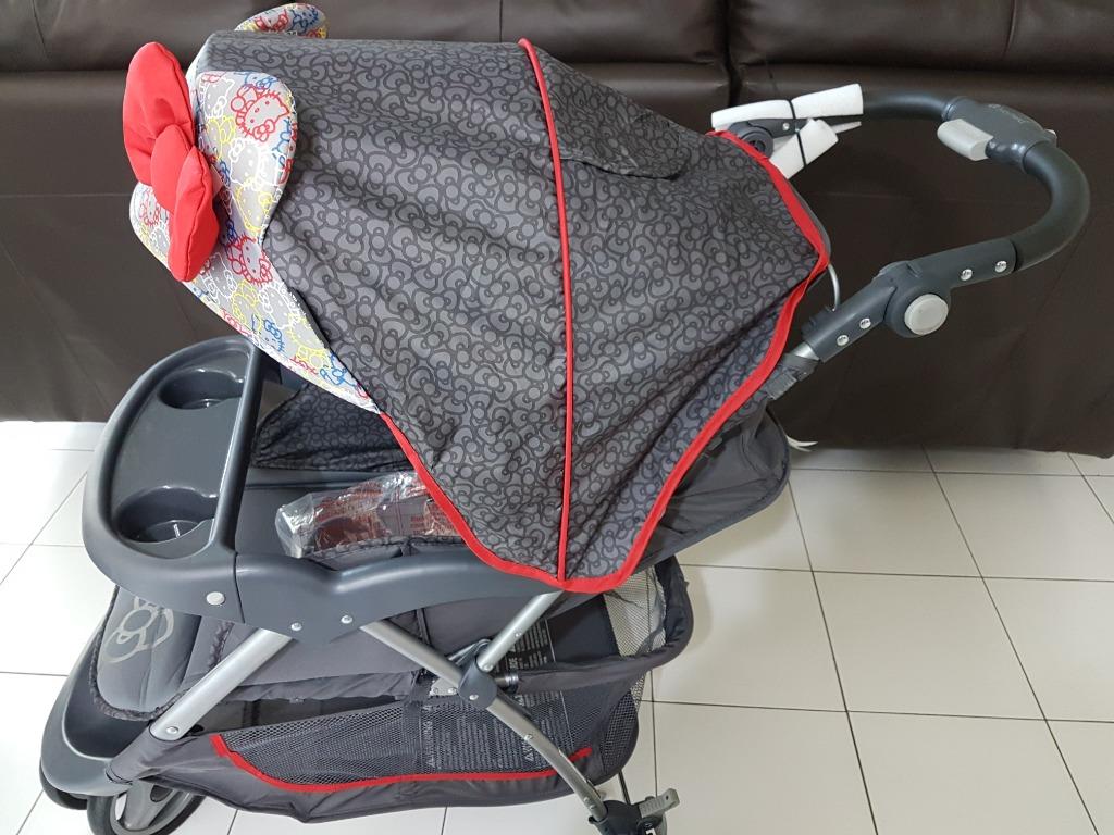 Hello kitty stroller deals and car seat
