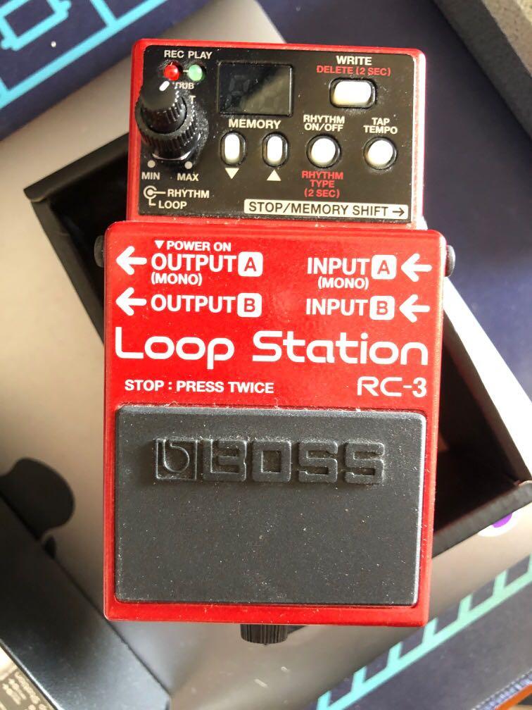 Boss Rc 3 Loop Station Loop Pedal Music Media Music Instruments On Carousell