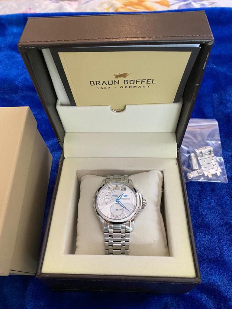 Braun buffel clearance watch