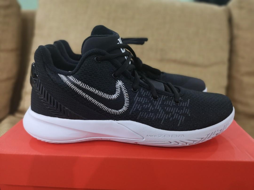 BRAND NEW Nike Kyrie Flytrap 2 II Shoes BLACK WHITE VOLT US10