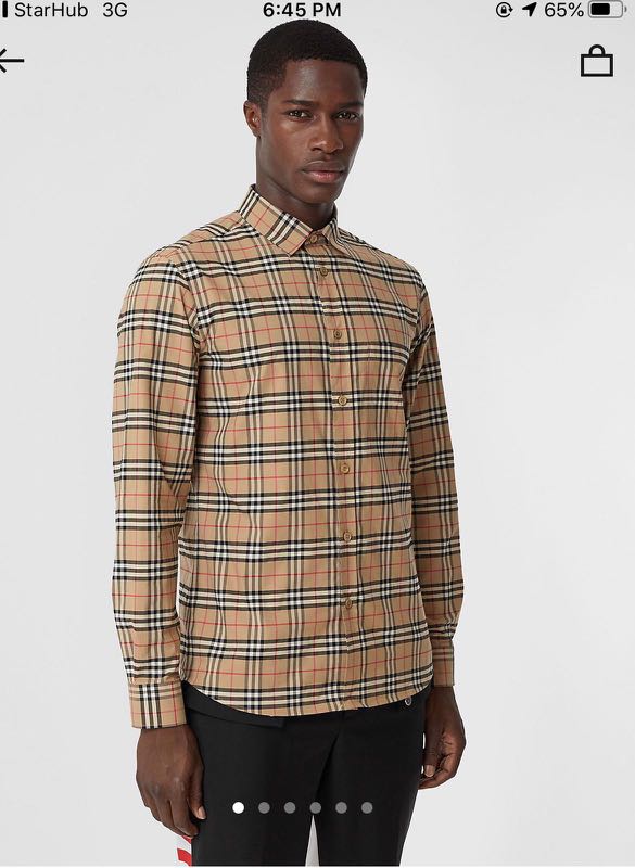 Burberry vintage checkered shirt, Men's Fashion, Tops & Sets, Tshirts &  Polo Shirts on Carousell