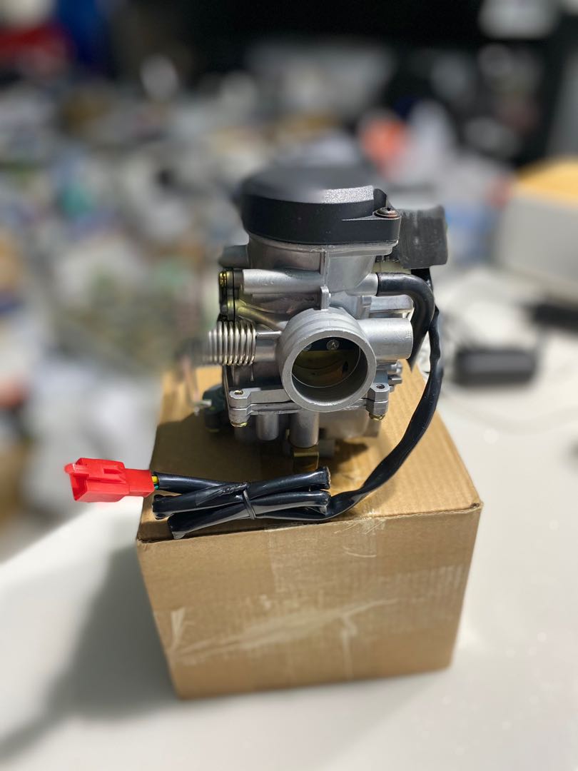 49cc Scooter Carburetor GY6 Four Stroke with Jet Upgrades, Everything